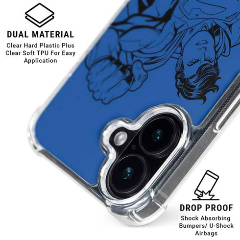 DC Comics Superman Comic Pop iPhone 16 MagSafe Case