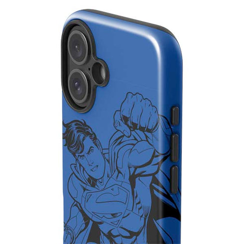DC Comics Superman Comic Pop iPhone 16 Plus Impact Case