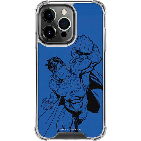 DC Comics Superman Comic Pop iPhone 16 Pro Clear Case