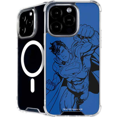 DC Comics Superman Comic Pop iPhone 16 Pro Max MagSafe Case