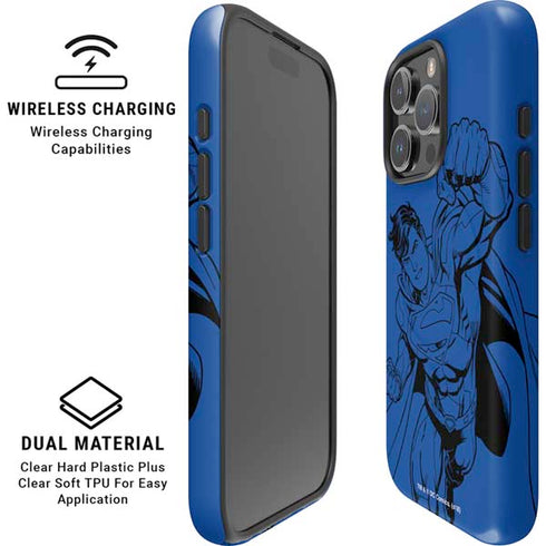 DC Comics Superman Comic Pop iPhone 16 Pro Max Magsafe Impact Case