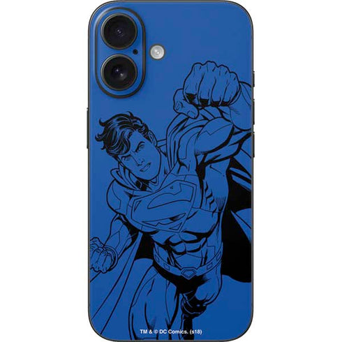 DC Comics Superman Comic Pop iPhone 16 Skin