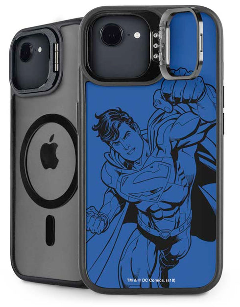 DC Comics Superman Comic Pop iPhone 16e Kickstand Case