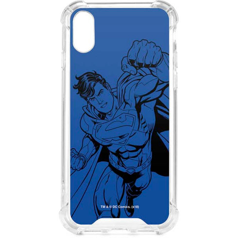 DC Comics Superman Comic Pop iPhone XS Clear Case
