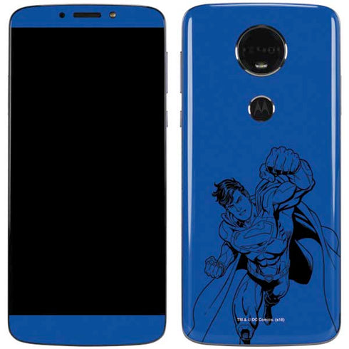 DC Comics Superman Comic Pop Moto E5 Plus Skin