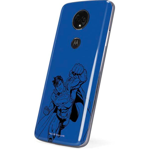 DC Comics Superman Comic Pop Moto E5 Plus Skin