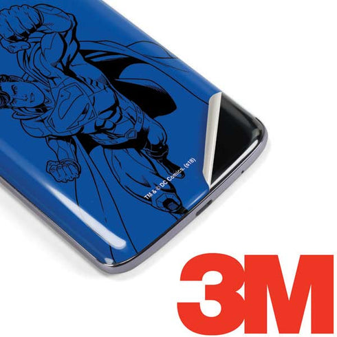 DC Comics Superman Comic Pop Moto E5 Plus Skin