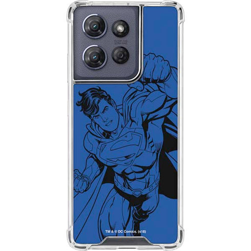 DC Comics Superman Comic Pop Moto G 5G (2025) Clear Case