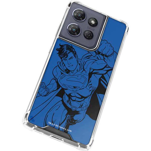 DC Comics Superman Comic Pop Moto G Play 5G (2025) Clear Case