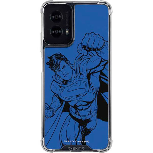 DC Comics Superman Comic Pop Moto G Power 5G (2024) Clear Case