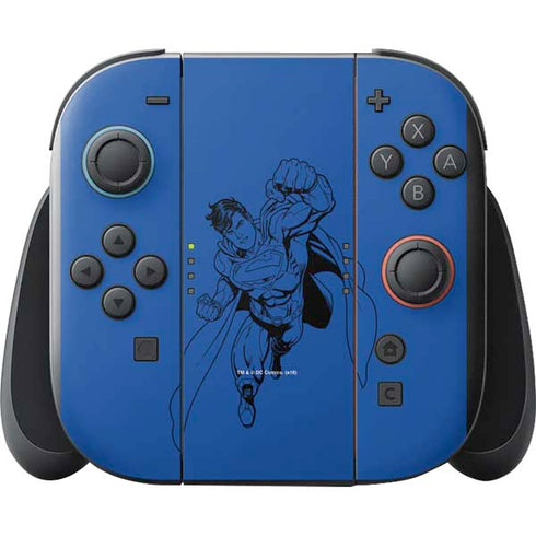 DC Comics Superman Comic Pop Nintendo Switch 2 (2025) with Joy-Con Skin