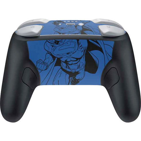 DC Comics Superman Comic Pop Nintendo Switch 2 (2025) Pro Controller Skin