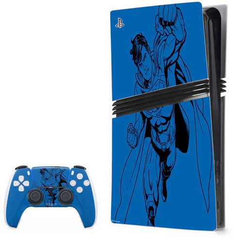 DC Comics Superman Comic Pop PS5 Pro Bundle Skin