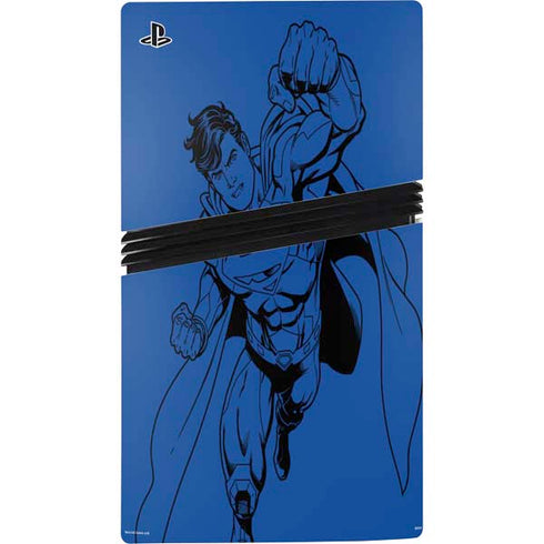 DC Comics Superman Comic Pop PS5 Pro Console Skin