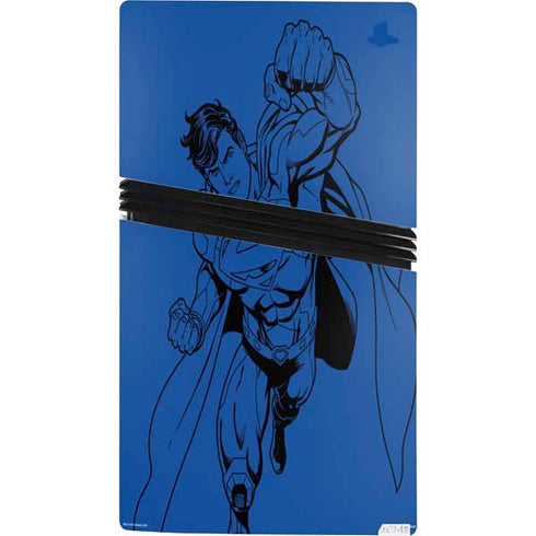 DC Comics Superman Comic Pop PS5 Pro Console Skin