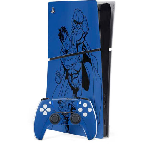 DC Comics Superman Comic Pop PlayStation PS5 Skins