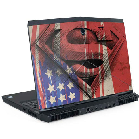 DC Comics Superman Crest Dell Alienware Skin