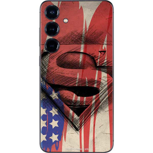 DC Comics Superman Crest Galaxy A16 5G Skin