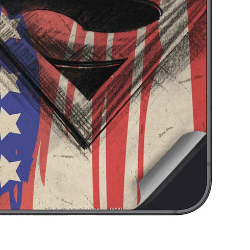 DC Comics Superman Crest Galaxy A16 5G Skin