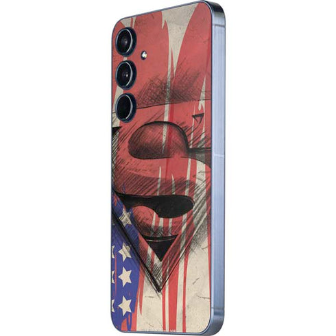 DC Comics Superman Crest Galaxy A36 5G Skin