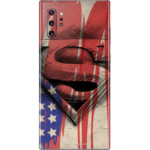 DC Comics Superman Crest Galaxy Note 10 Plus Skin