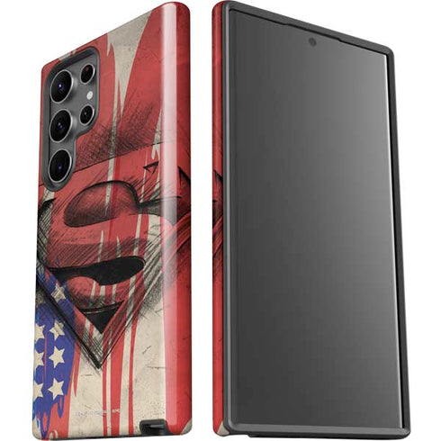 DC Comics Superman Crest Galaxy S23 Ultra Pro Case