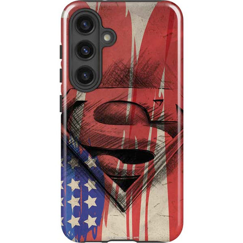 DC Comics Superman Crest Galaxy S25 Impact Case