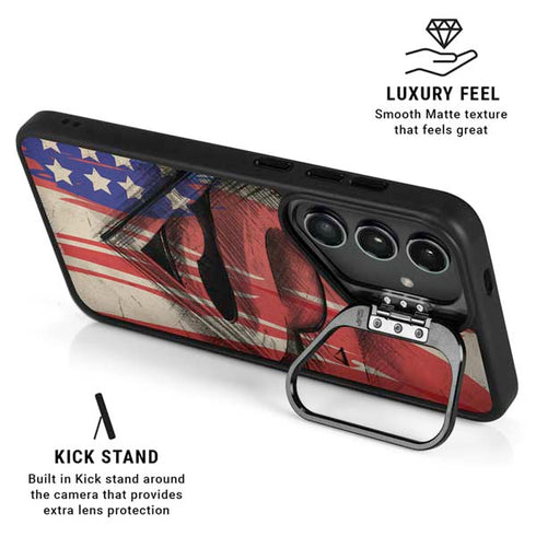 DC Comics Superman Crest Galaxy S25 Plus Kickstand Case