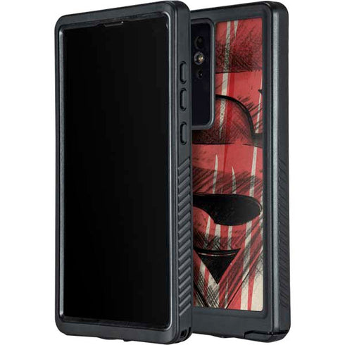 DC Comics Superman Crest Galaxy S24 Ultra Waterproof Case