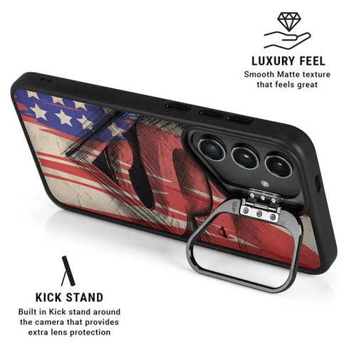 DC Comics Superman Crest Galaxy S26 Ultra Kickstand Case