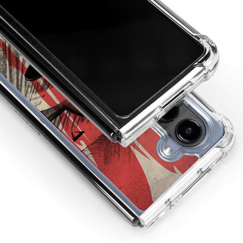 DC Comics Superman Crest Galaxy Z Fold5 5G Clear Case