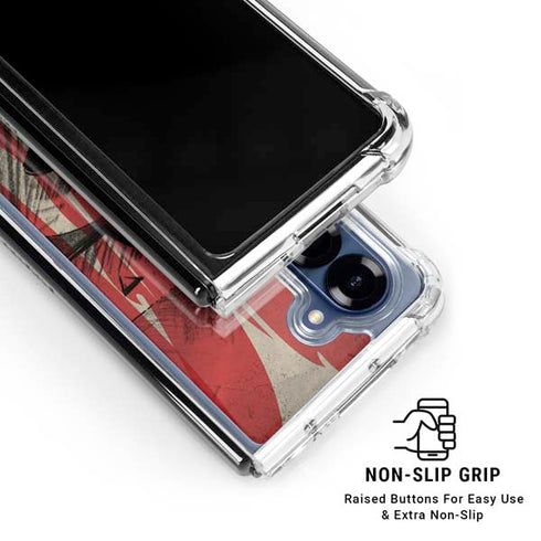 DC Comics Superman Crest Galaxy Z Fold6 Clear Case