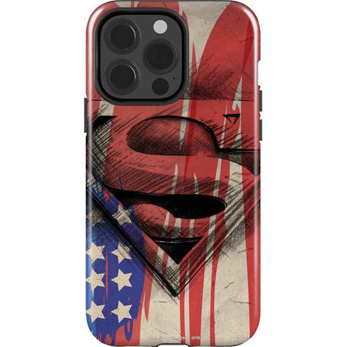 DC Comics Superman Crest iPhone 15 Pro Impact Case