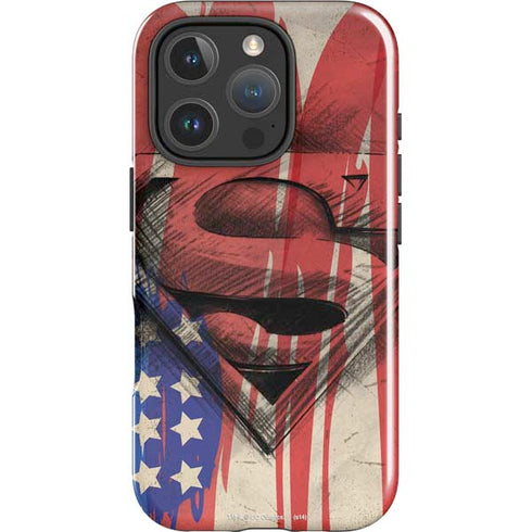 DC Comics Superman Crest iPhone 16 Pro Impact Case