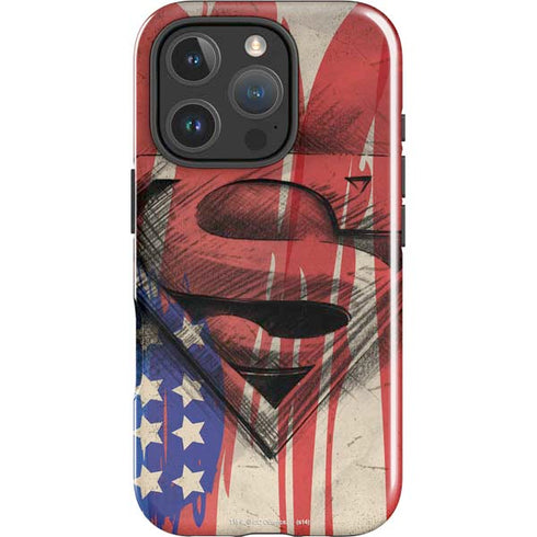 DC Comics Superman Crest iPhone 16 Pro Max Impact Case