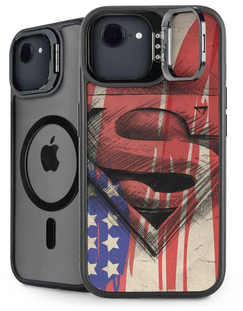 DC Comics Superman Crest iPhone 16e Kickstand Case