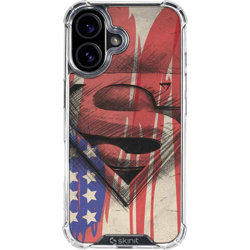 DC Comics Superman Crest iPhone 17 Clear Case
