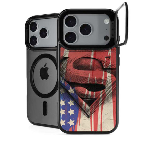 DC Comics Superman Crest iPhone 18 Pro Kickstand Case