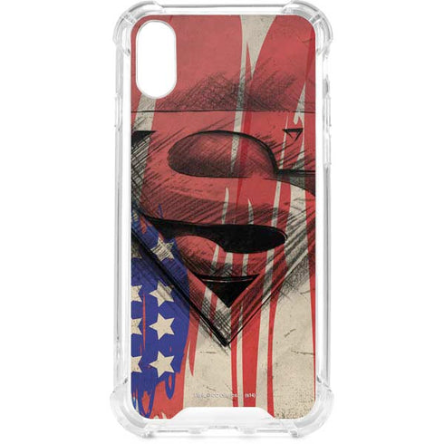 DC Comics Superman Crest iPhone XS Clear Case