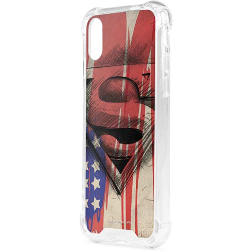 DC Comics Superman Crest iPhone XS Clear Case