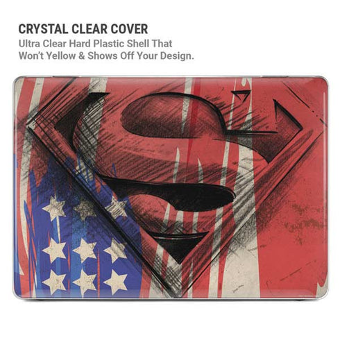 DC Comics Superman Crest MacBook Pro 14in (2021-24) Case plus Skin