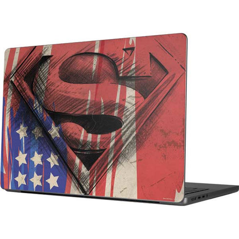 DC Comics Superman Crest Apple MacBook Pro 14-inch Skin