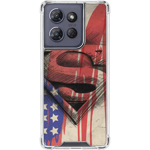 DC Comics Superman Crest Moto G Stylus 5G (2025) Clear Case