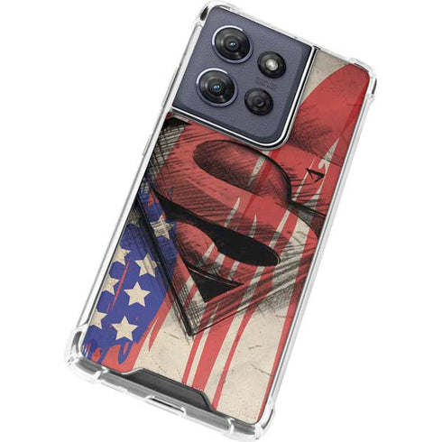 DC Comics Superman Crest Moto G Stylus 5G (2025) Clear Case