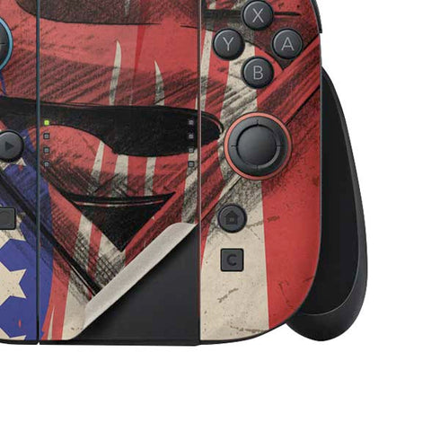 DC Comics Superman Crest Nintendo Switch 2 (2025) Joy-Con Controller Skin