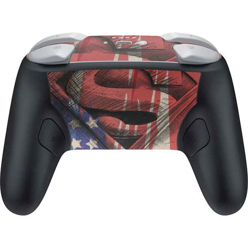 DC Comics Superman Crest Nintendo Switch 2 (2025) Pro Controller Skin