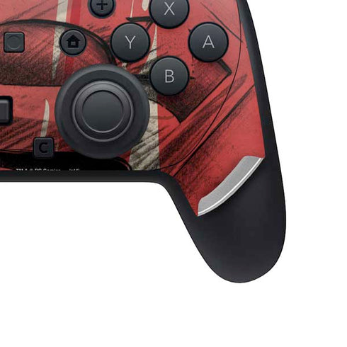 DC Comics Superman Crest Nintendo Switch 2 (2025) Pro Controller Skin