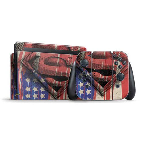 DC Comics Superman Crest Nintendo Skins
