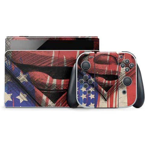 DC Comics Superman Crest Nintendo Skins