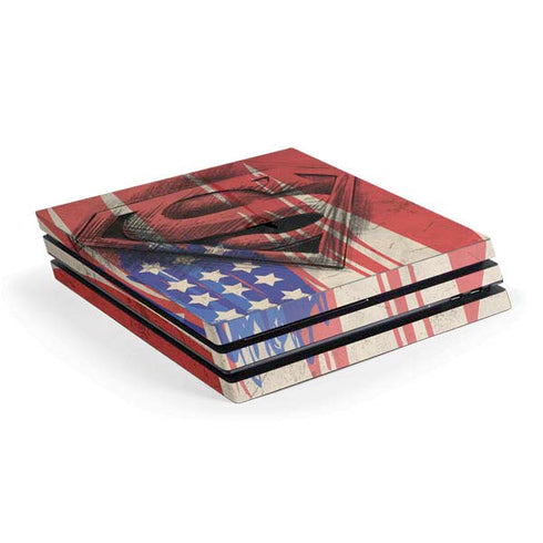 DC Comics Superman Crest PlayStation PS4 Skins
